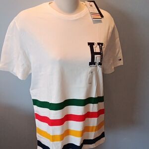 Hudson's Bay Stripes x Tommy Hilfiger T-Shirt NWT